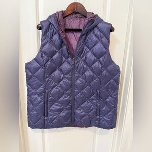 Gerry Weber Reversible Purple Quilted Puffer Vest Size XXL